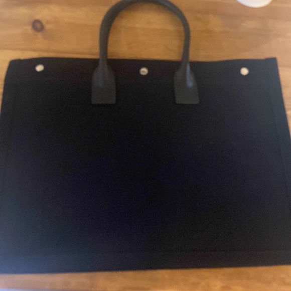 Saint Laurent Rive Gauche Cabas Canvas tote - Picture 2 of 8